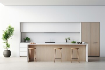 Wall Mural - Kitchen furniture cabinet table.