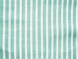 © Julian - Teal white striped natural cotton linen textile texture background blank empty pattern with copy space for product design or text copyspace mock-up template