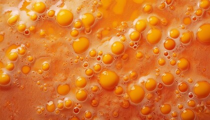 Wall Mural - orange and yellow carnelian surface with bubbles as background for prints natural looking stone