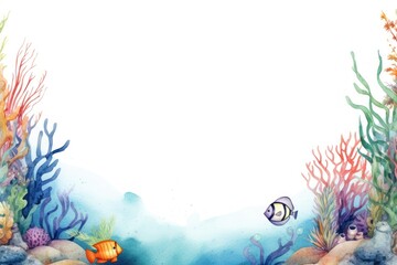 Wall Mural - Ocean life outdoors painting nature.