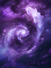 purple galaxy swirl