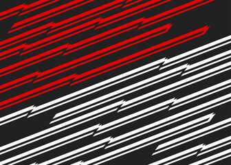 Poster - Abstract background with diagonal zigzag stripes pattern