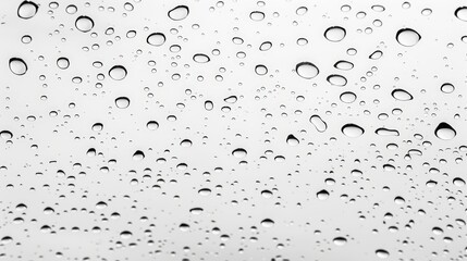 Poster - Raindrops on glass