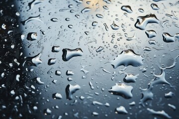 Canvas Print - Background of wet water backgrounds outdoors condensation.