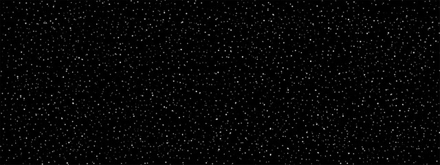 Abstract black dotted grainy, starry night gritty texture vector background