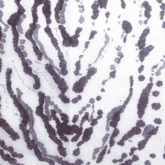 Wall Mural - Modern Tiger Pattern Skin. Gray Ink Brush