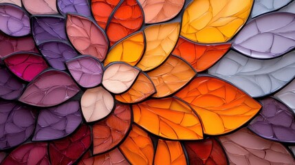 Poster - A close up of a colorful flower made out of glass, AI