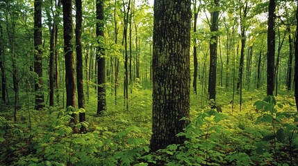 Naklejka na meble Forests teem with life, offering a glimpse into the diversity of our planet.