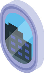 Poster - Modern building with a security system, providing safety and peace of mind