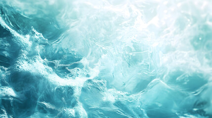 Abstract water ocean wave, blue, aqua, teal texture. Blue and white water wave web banner Graphic Resource as background for ocean wave abstract. Backdrop for copy space text