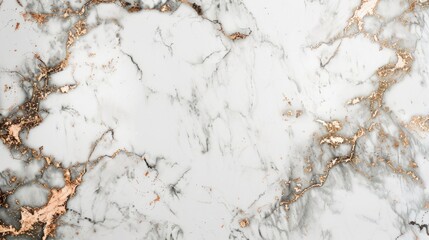 Poster - The refined topalfa marble exhibits intricate veining with rose gold highlights against a smooth background