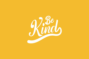 Be kind quote trendy style pink yellow typography, wavy t-shirt graphics, print, poster, banner, retro vintage, striped t-shirt design.