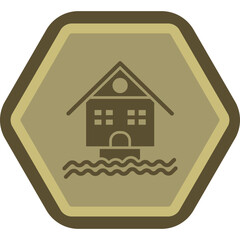 Sticker - Resort Icon Design