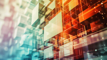Poster - abstract business background 