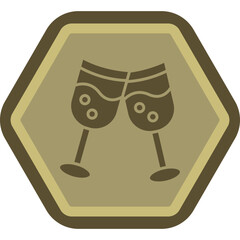 Poster - Champagne Icon Design