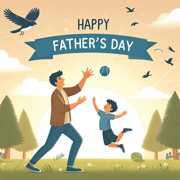 father Day text vector art 