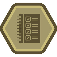 Canvas Print - Task List Icon Design