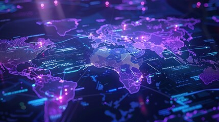 Global Network Map: A Digital Representation of Interconnectivity