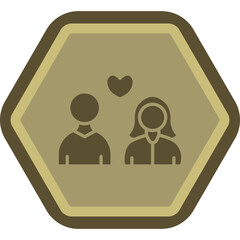 Poster - Realtionship Vector Icon Design