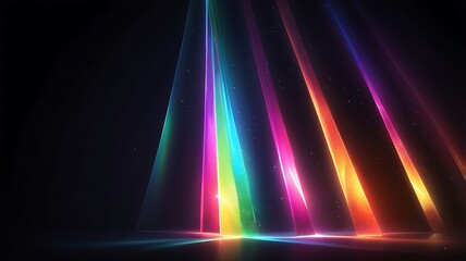 Canvas Print - abstract light colorful background