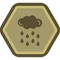 Poster - Rain Vector Icon Design