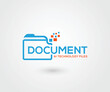 © Goutom - Tech document Files logo Designs template