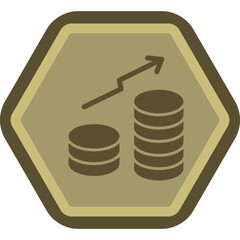 Sticker - Revenue Icon Design