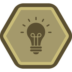 Wall Mural - Bulb Icon Design