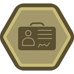 Sticker - License To Work Icon Design