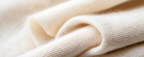 Close-up of organic cotton fabric, highlighting texture and natural fibers, sustainable fashion, eco-friendly textiles