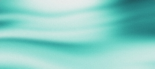 Poster - Vintage and elegant feel with a subtle grainy texture on a turquoise background