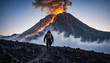 © Rauhhul - Volcano Roams in Foggy Winter: The Seeker's Tale Enveloped in Landslide