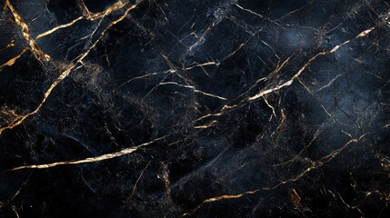 black marble background. black Portoro marbl wallpaper and counter tops. black marble floor and wall tile. black travertino marble texture. natural granite stone , ai