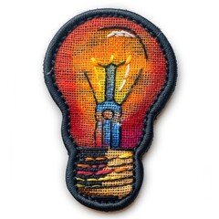 Poster - Colorful Light Bulb Patch.