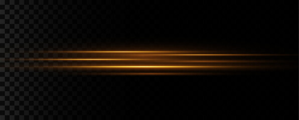 Poster - Horizontal dynamic light golden lines.Bright rays of light. Vector illustration.Bright golden flashes and highlights.k	