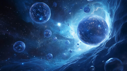 Wall Mural - the multiverse: exploring parallel realities