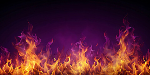 orange fire flames background