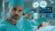 © starush - A group of a man in scrubs standing next to another person, AI