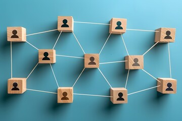 connected individuals in a collaborative network