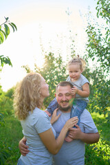 family playing with their toddler