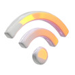 © john - 3d render wifi logo