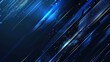 © Mr Muslich - Abstract Blue Diagonal Lines with Glowing Elements