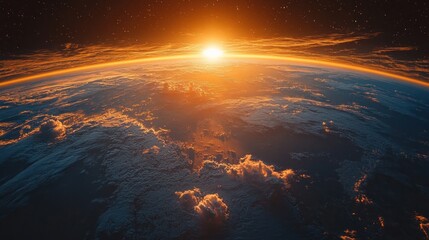 Sticker - Sunrise From Space