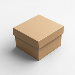 box mockup on white background