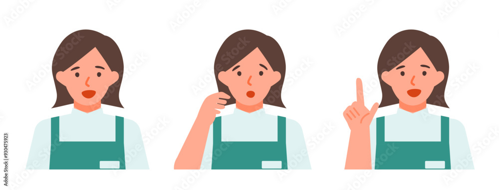 Working Woman. Concept for Problem Solving. Woman cartoon character ...