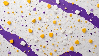 White and purple Terrazzo background