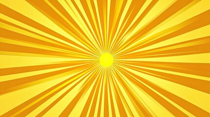 Wall Mural - yellow abstract background with light of sunburst. yellow starburst with halftone. sun ray retro bac