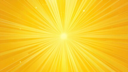 Wall Mural - yellow abstract background with light of sunburst. yellow starburst with halftone. sun ray retro bac