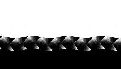 Poster - This stylish black and white chevron pattern is perfect for various modern design projects that require elegance. Overlay design
