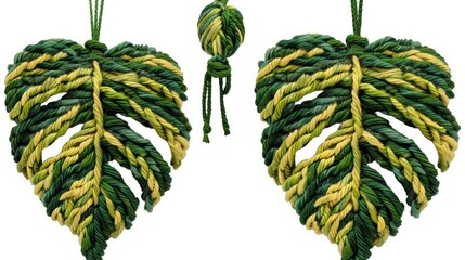 Sticker - A macrame leaf